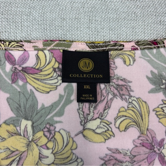 Jm Collection Women's 3/4 Sleeve V-Neck Top Size XXL - Picture 5 of 10